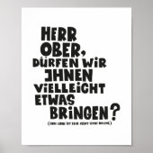 Herr Ober - Pappa Ante Portas - Loriot Herr Ober ポスター (正面)