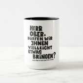 Herr Ober - Pappa Ante Portas - Loriot Herr Ober マグカップ (中央)