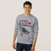 Herren Sweater "Love For The Underdogs" Herren スウェットシャツ (正面フル)