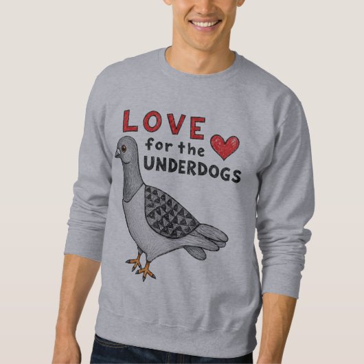 Herren Sweater "Love For The Underdogs" Herren スウェットシャツ (正面)