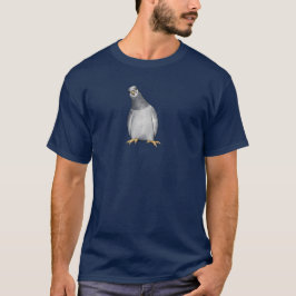 Herren-T-Shirt mit Cartoon-Stadttaube Tシャツ