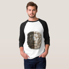 Herren T-Shirt mit Löwe Tシャツ
