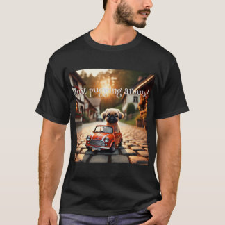 Herren-T-Shirt Mops im Mini Morris Tシャツ