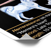 Herrerasaurus - Biology Dinosaur Jurassic ポスター (角)