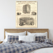 Herringの特許チャンピオンサフェス キャンバスプリント (インサイチュ (寝室))