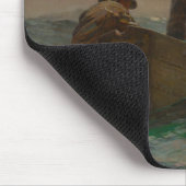 "Herring Net" 航海のヴィンテージ・アート・マウス・パッド マウスパッド (コーナー)