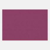 Herringbone tweed effect mulberry Christmas ラッピングペーパーシート (正面3)