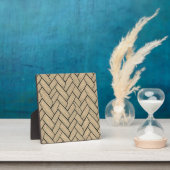 Herringbone Wood Parquet Pattern フォトプラーク (インサイチュ)