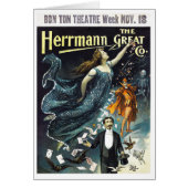 Herrmann素晴らしい元通りにされたヴィンテージ旅行ポスター (正面)