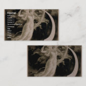 Herrmann、「月の女中」のヴィンテージの劇場 名刺 (正面/裏面)