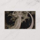 Herrmann、「月の女中」のヴィンテージの劇場 名刺 (裏面)