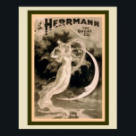Herrmann the Great Magician Vintage Poster 16 x 20 ポスター<br><div class="desc">Vintage Art Nouveau Advertisement for Herrman The Great Magician's "Maid of Illusion" . Measures 16 x 20</div>