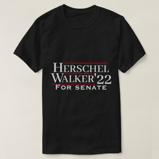 Herschel Walker 2022ジョージア上院 Tシャツ (デザイン正面)