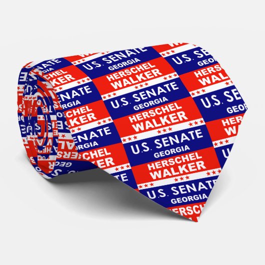 Herschel Walker US Senate Georgia 2022 ネクタイ (ロール)