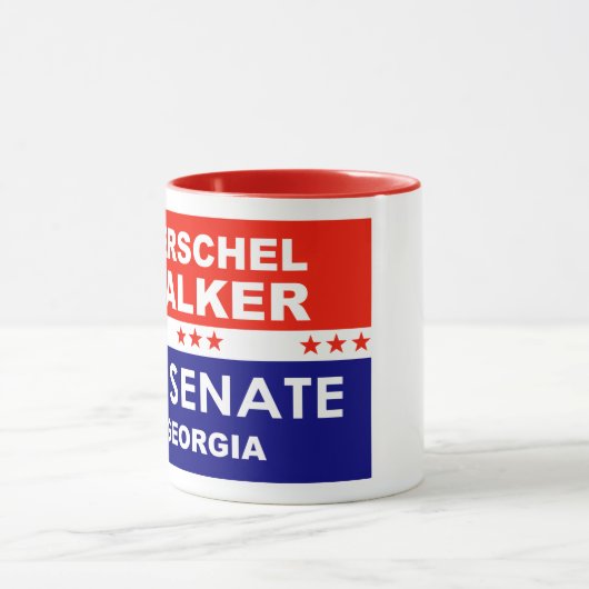 Herschel Walker US Senate Georgia 2022 マグカップ (中央)