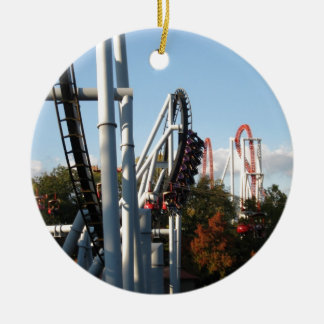 Hersheyparkのジェットコースター セラミックオーナメント