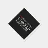 HERstoric Women Empowerment引用文 スタンダードカクテルナプキン (角)