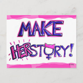 HERstoryの作成 ポストカード