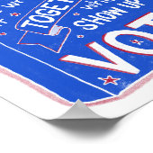 HERSTORYはそれ自体書でない – 投票に現れる！ ポスター (角)