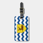 Hertfordshireラゲッジタグの国旗 ラゲッジタグ (正面縦)