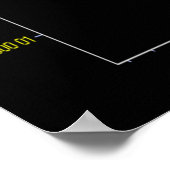 Hertzsprung Russell HR HRD図の星図マップ ポスター (角)