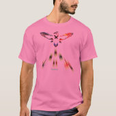 Heru Raysメンズバーンアウトシャツ Tシャツ (正面)