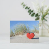 Herz am Strand ポストカード (スタンド正面)