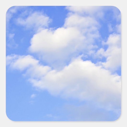 Herz aus Wolken スクエアシール (正面)
