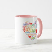 Herz - Autismus マグカップ (正面右)