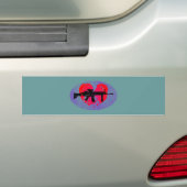 Herz Gewehr heart gun バンパーステッカー (車上)