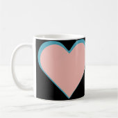 Herz ♥ Heart コーヒーマグカップ (左)