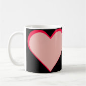 Herz ♥ Heart コーヒーマグカップ (左)