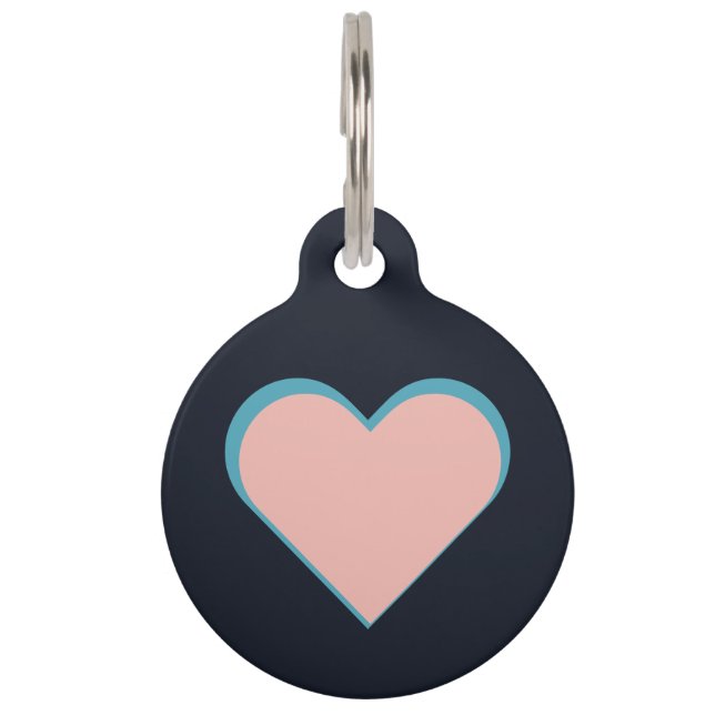Herz ♥ Heart ペット　ネームタグ (正面)