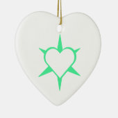 Herz Heart Cœur Cuore Star Starlet Sternchen Stern セラミックオーナメント (右)