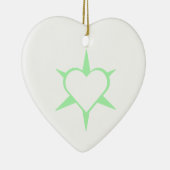 Herz Heart Cœur Cuore Star Starlet Sternchen Stern セラミックオーナメント (右)