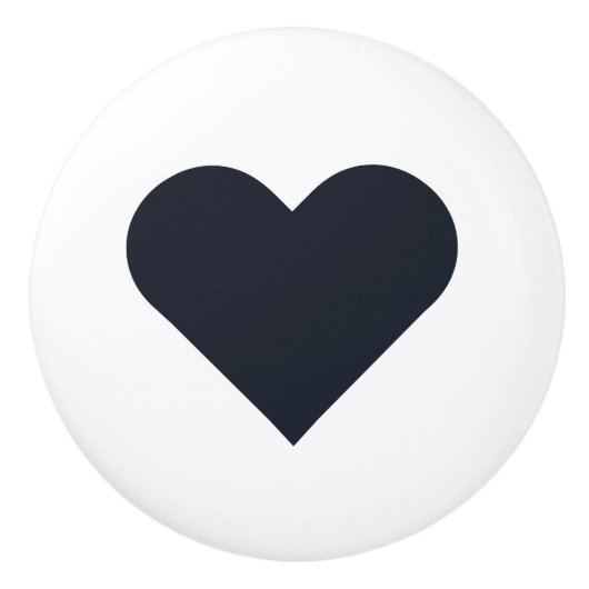 Herz ♥ Heart ♥ Herzen ♥ Hearts retro セラミックノブ (正面)