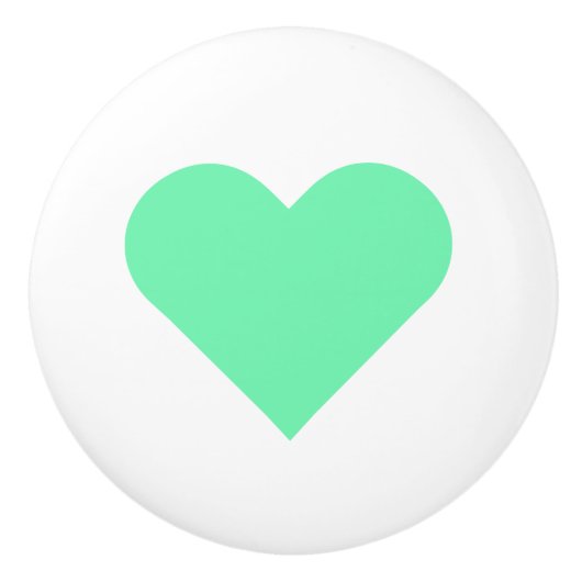 Herz ♥ Heart ♥ Herzen ♥ Hearts retro セラミックノブ (正面)