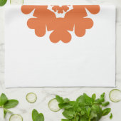 Herz ♥ Heart ♥ Herzen ♥ Hearts retro 70ies 70er キッチンタオル (折り畳み)