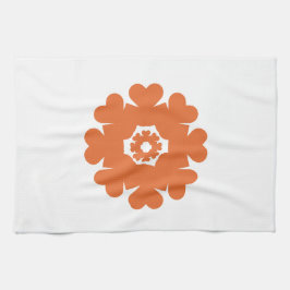 Herz ♥ Heart ♥ Herzen ♥ Hearts retro 70ies 70er キッチンタオル