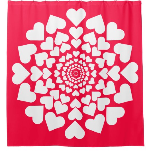 Herz ♥ Heart Sun シャワーカーテン (正面)