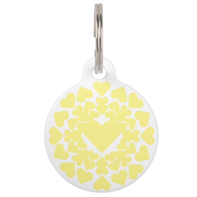 Herz ♥ Heart Sun ペット　ネームタグ (正面)