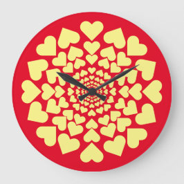 Herz ♥ Heart Sun ラージ壁時計