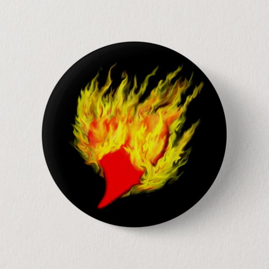 Herz in Flammen 缶バッジ (正面)