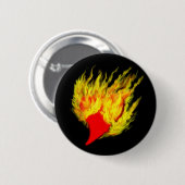 Herz in Flammen 缶バッジ (正面&裏面)