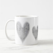 Herz Tasse Vergiss mich nicht コーヒーマグカップ (左)