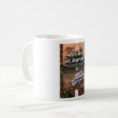 Herz über ins Abenteuer - Buchcover コーヒーマグカップ (正面左)