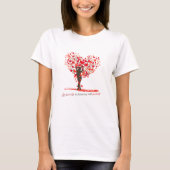 Herzbaum T-Shirt für innere Balance Tシャツ (正面)
