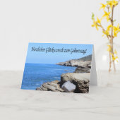 Herzlichen Glueckwunschのzum Geburtstag -サンディエゴ カード (黄色い花)