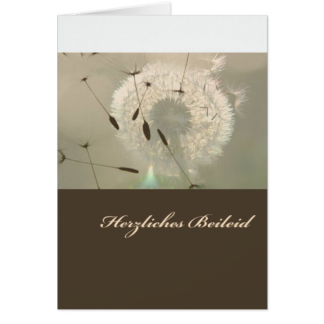 Herzliches Beileid (正面)