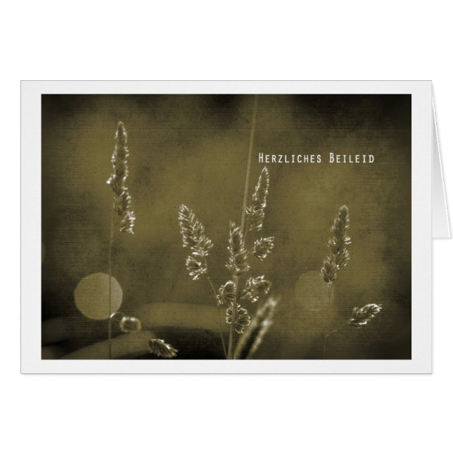 Herzliches Beileid (正面横)